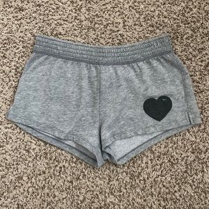 Victoria’s Secret Pink Athletic Shorts with Heart Graphic